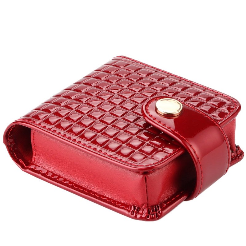 kilofly Genuine Leather Double Lipstick Case Cosmetic Makeup Holder  Gift Box
